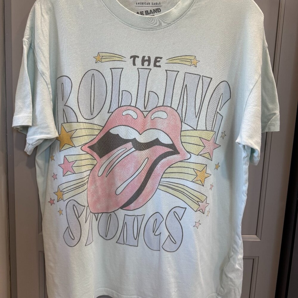 American Eagle Outfitters oversized Rolling Stones "Band Tee" size XS